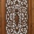 Four Panel Screen with Flower Vase Carvings For Sale - Image 3 of 11