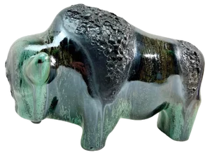 Buffalo Figurine by Otto Gerharz for Otto Keramik