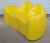 1960s Mid Century Modern Wendell Castle Molar Yellow Fiberglass Organic Sofa For Sale - Image 9 of 12