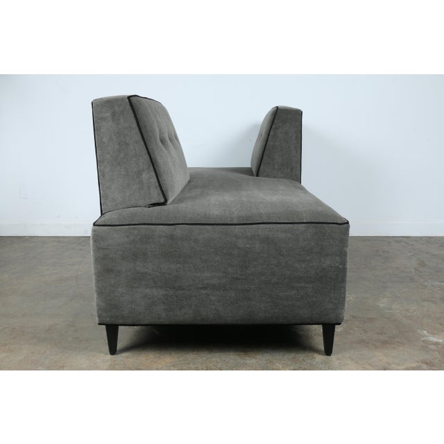 Modern Mohair Double Sided Sofa Chairish