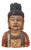 Polychrome Wooden Buddha Sculpture, 1890 For Sale