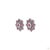 Modern 5.67 Carat Round Brilliant Cut Diamond Ruby Gold Earrings, Pair For Sale - Image 3 of 9