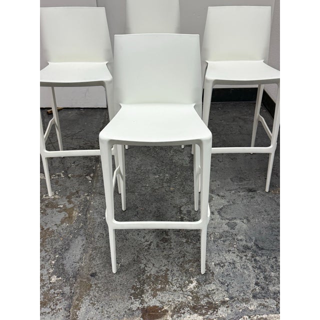 2020s Mario & Claudio Bellini for Heller Bellini Outdoor Barstools, Set of Four For Sale - Image 5 of 12