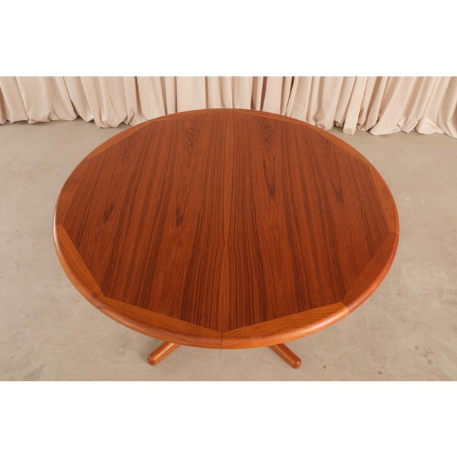 Mid-Century Modern 1960s Laurits M. Larsen Extendable Teak Dining Table Danish Modern Møbelfabrik a/S For Sale - Image 3 of 13