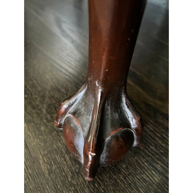 Carved Mahogany Vitrine Display Cabinet For Sale - Image 12 of 16