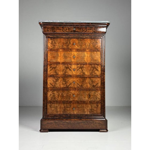 Louis Philippe Chiffonniere in Mahogany For Sale - Image 13 of 18