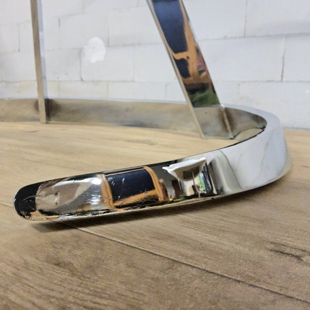 Vintage French Space Age Dining Table and Chairs by Boris Tabacoff, 1970s, Set of 5 For Sale - Image 13 of 18