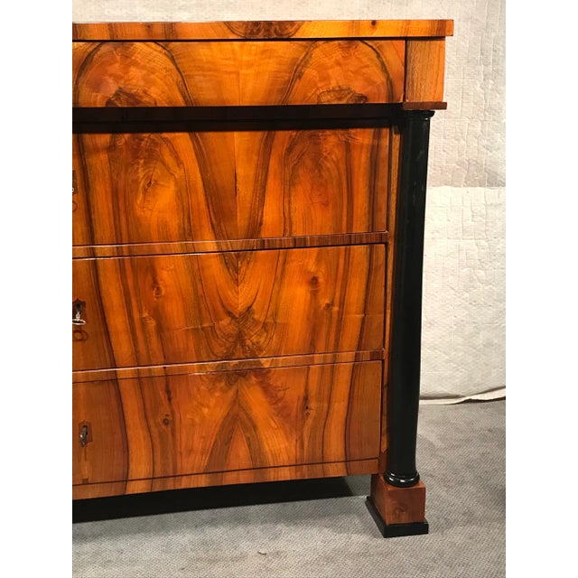Biedermeier Walnut Dresser, 1820 For Sale - Image 4 of 8