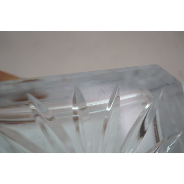 Vintage American Cut Crystal Liquor Wine Bar Bottle Decanter For Sale - Image 10 of 14