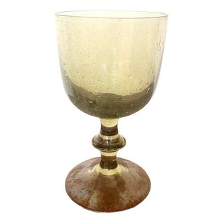 Smoked Bubbled Mouth-Blown Glasses from Biot, 1970s, Set of 8 For Sale