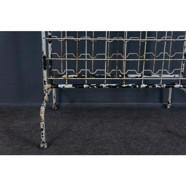Mid-Century Steel Wine Rack For Sale - Image 4 of 13
