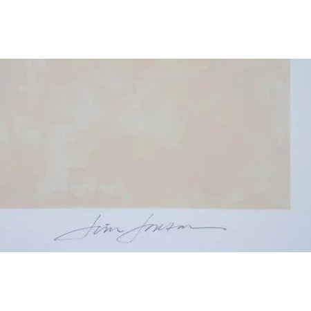 Artist: Jim Jonson, American (1928 - ) Title: Couple II Year: circa 1980 Medium: Lithograph, signed and numbered in pencil...
