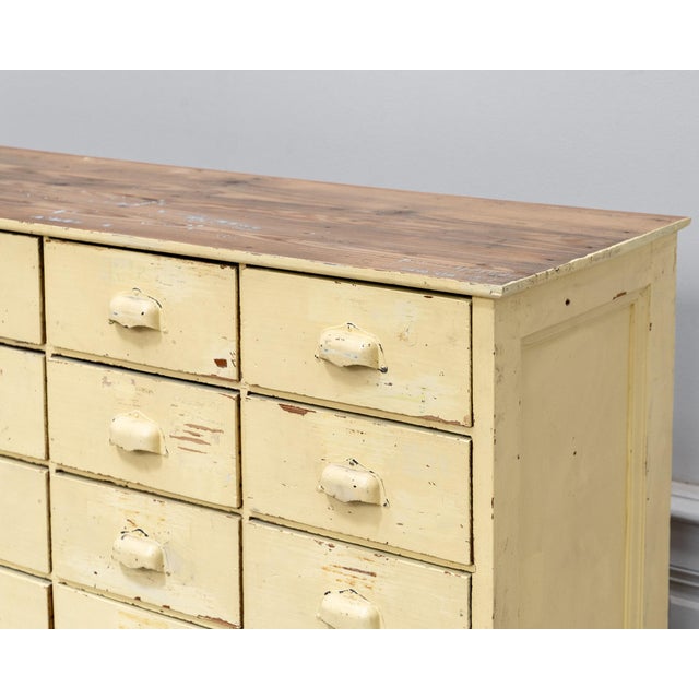 Antique 40-Drawer Workshop Cabinet, 1940 For Sale - Image 4 of 12