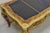 Brown Late 20th Century French Louis XV Style Figural Bronze Ormolu Leather Top Bureau Plat Writing Desk For Sale - Image 8 of 12