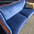 Late 20th Century Theodore Alexander European Style Jule Sofa in Blue Velvet. For Sale - Image 9 of 10