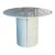 Minimalist Post-Modern Round White Marble Dining Table + Cylindrical (Italy) For Sale