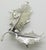 1980s Vintage Italian Handmade Genuine Silver Mistletoe Christmas Decoration From Padua, 1980s Solid 800 Silver Holiday Botanical Miniature Gift For Sale - Image 5 of 11