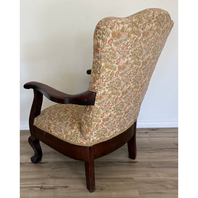 Karpen & Bros. 1930s Solid Mahogany Karpen Brothers Chippendale Armchair For Sale - Image 4 of 13