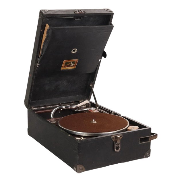 Vintage Gramophone La Voce Del Padrone, Italy, 1930s For Sale