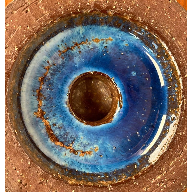 Mid-Century Modern Danish Studio Pottery Candleholder from Michael Andersen Keramik, Bornholm, 1960s For Sale - Image 10 of 14