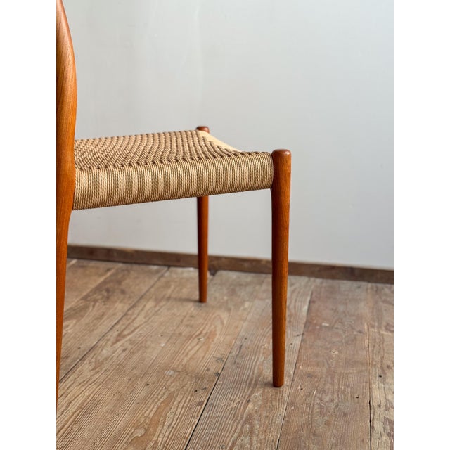 Wood Mid-Century Modern Dining Chairs in Teak by Niels O. Møller for JL Mollers Møbelfabrik, 1950, Set of 4 For Sale - Image 7 of 18