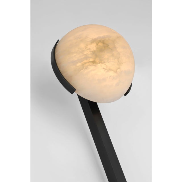 Pedra 26" Single Sconce in Bronze with Alabaster Designer: Kelly Wearstler Height: 26" Extension: 5.25" Backplate: 4.5"...