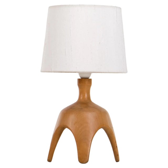 Brown Table Lamp by Bo Fjaestad, Sweden, 1950s For Sale - Image 8 of 8