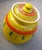 Vintage I. Magnin southwestern art pottery, pot with lid. Colors: Yellow, Turquoise, and Orange Measurements 7" Height...