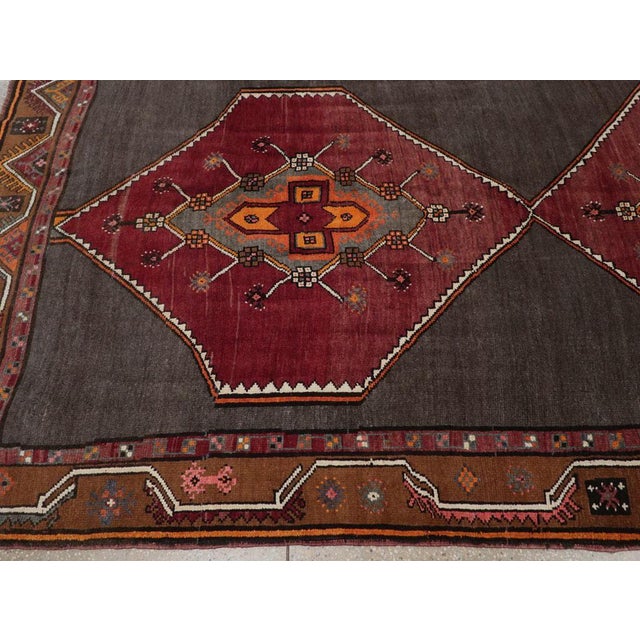 Mid 20th Century Galerie Shabab Collection Mid-20th Century Turkish Anatolian Tribal Carpet For Sale - Image 5 of 8