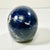 1970s Vintage Abstract Expressionism Boho Chic Hand Carved Navy Sodalite Stone Skull Sculpture, Halloween For Sale - Image 9 of 15