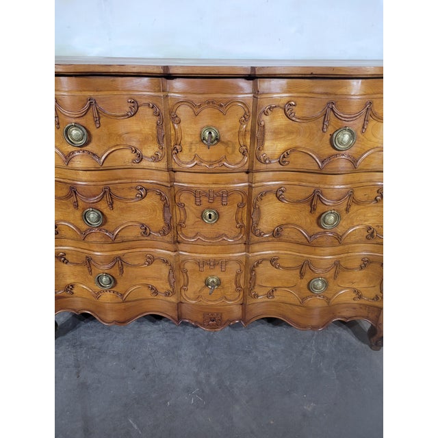 Crossbow Chest of Drawers in Cherry For Sale - Image 3 of 13