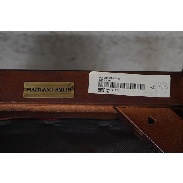 Set of 6 Maitland Smith Georgian-Style Mahogany Dining Chairs For Sale - Image 18 of 18