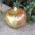 Alfredo Barbini Vintage Mid 20th Century Murano Italian Art Glass Barbini Gold Flecked Apple For Sale - Image 4 of 5