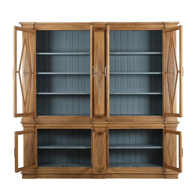 Neoclassical Large Mahogany Bookcase - Homburg Interior For Sale - Image 3 of 10