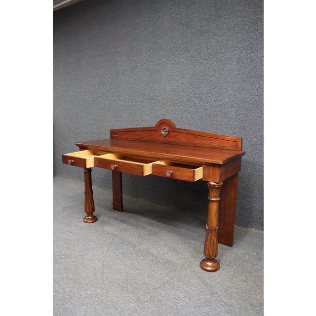 Brown Hickory Chair Co. Mahogany Console Table With Drawers For Sale - Image 8 of 13