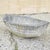 Gray Vintage Cast Concrete Stone Row Boat Garden Planter For Sale - Image 8 of 10