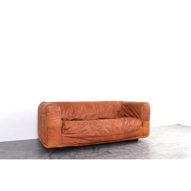 Animal Skin Leather Clip Sofa by Noboru Nakamura for Ikea, 1980s. For Sale - Image 7 of 13
