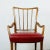 Mid-Century Austrian Walnut and Red Leather Dining Armchairs from Oswald Haerdtl, Set of 2 For Sale - Image 13 of 16