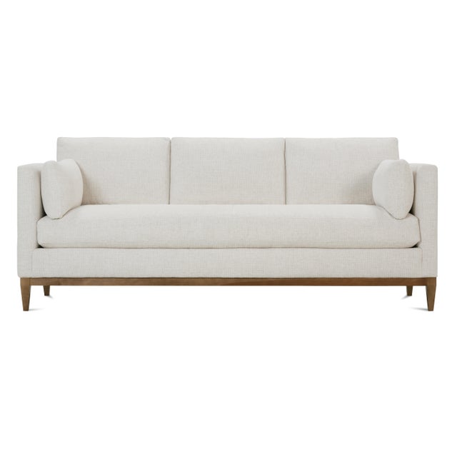 Lowel Sofa, White Linen Chairish