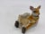 Mid 20th Century Ceramic Copper Wood Deer Figural Collection, Lot of 5 For Sale In Los Angeles - Image 6 of 6