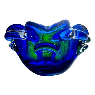 Murano Glass Centerpiece Bowl, 1970s For Sale