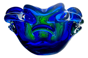 Murano Glass Centerpiece Bowl, 1970s