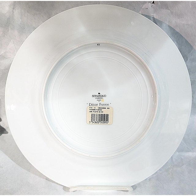 Bernardaud Limoges Fr Fusion Dinner Plates, Set of 6 For Sale In West Palm - Image 6 of 9