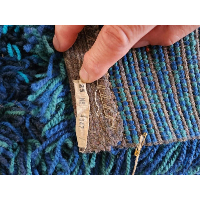 Ege Tæpper Sun Burst Rya Rug For Sale In Philadelphia - Image 6 of 9