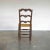 1940s French Wood and Woven Chair For Sale In Los Angeles - Image 6 of 12