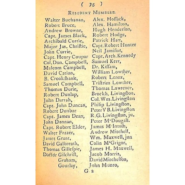 "New York Directory 1786" 1876 Franks, David For Sale - Image 10 of 11