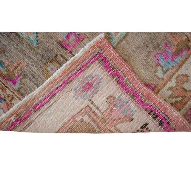 Vintage Hand Knotted Turkish Large Area Rug For Sale - Image 14 of 18