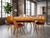 An iconic set of 4 Mid-Century Modern dining chairs (popularly known as the "Lollipop" or "Lízatko" chairs, model 22-19),...
