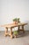 Spanish Splayed Leg Bleached Oak Trestle Dining Table (C. 1900)