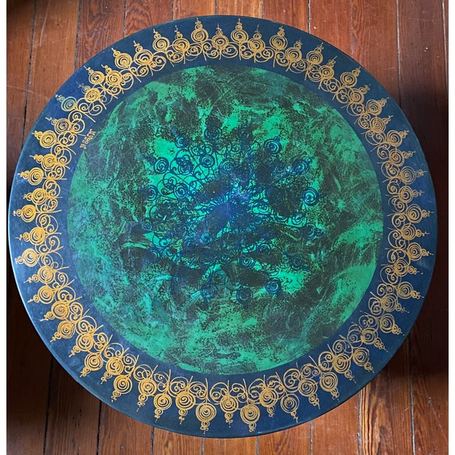 Vintage Rotating Tulip Coffee Table by Poul Cadovius for France & Son W Bjorn Wiinblad & Mygge For Sale In New Orleans - Image 6 of 11